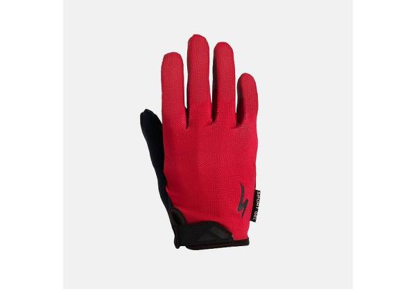 Specialized Women's Body Geometry Sport Gel Long Finger Gloves L Vivid Red