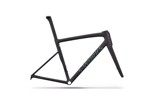 Specialized S-Works Tarmac SL8 Frameset - FACT 12r Carbon RTP RAW CARBON / GLOSS PREMIUM FJORD 49