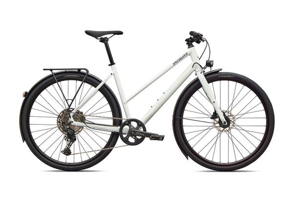 Specialized Sirrus X 3.0 Step-Through EQ GLOSS METALLIC WHITE SILVER / METALLIC DEEP MARINE FROST REFLECTIVE M