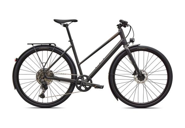 Specialized Sirrus X 3.0 Step-Through EQ SATIN METALLIC OBSIDIAN / BURNT GOLD METALLIC FROST REFLECTIVE M